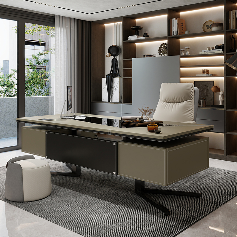 AMS double cabinet office desk