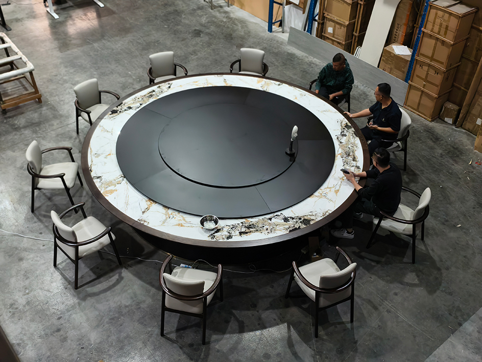 Large club dining table