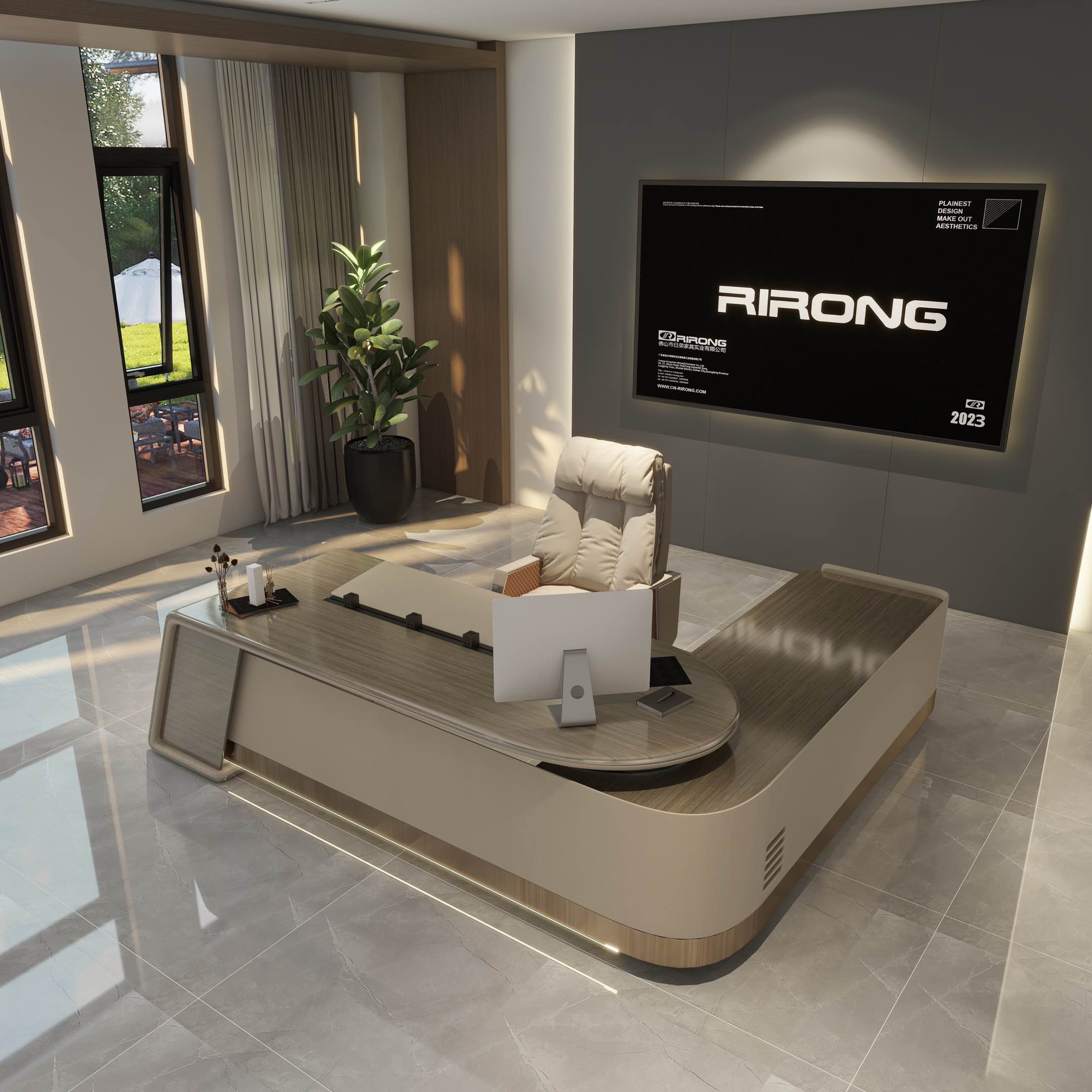 Example of customized office in Indonesia
