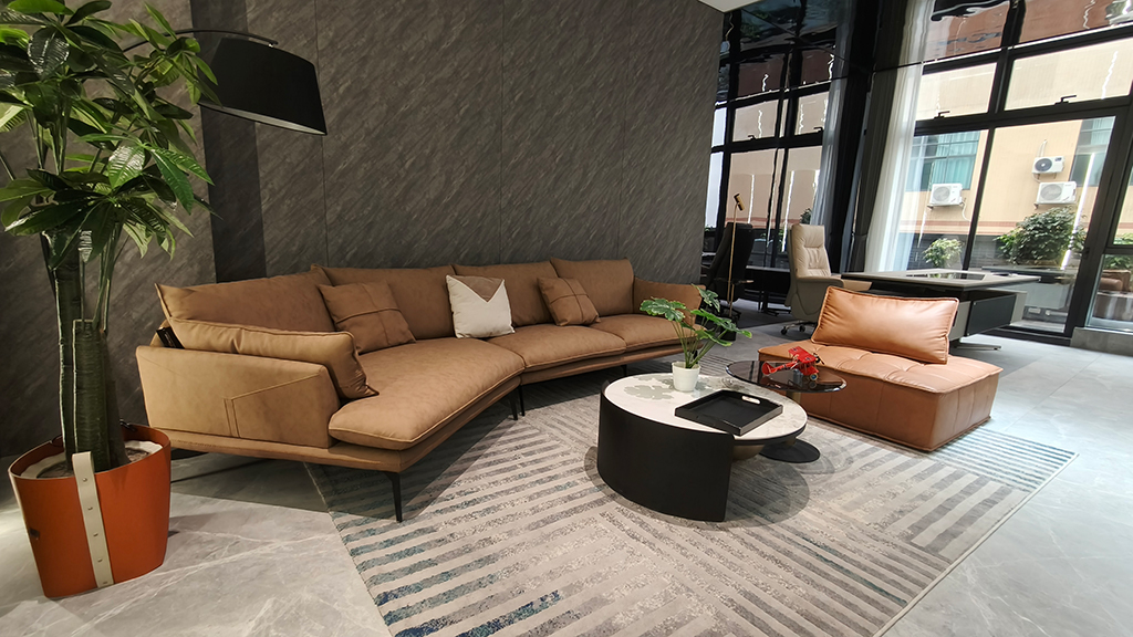 Mocha sofa space